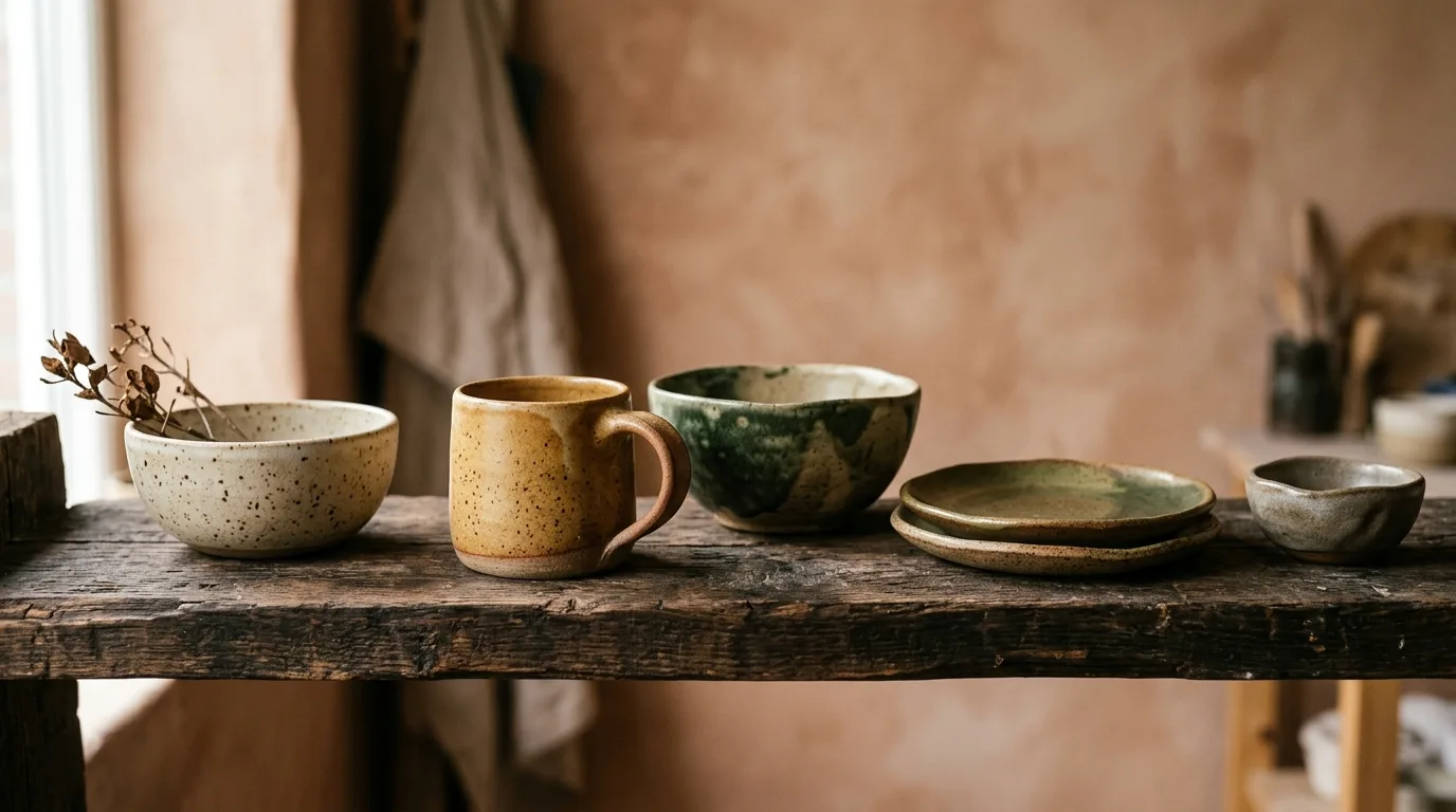 Choose stone with a soft, matte character inspiration for a Japandi kitchen.